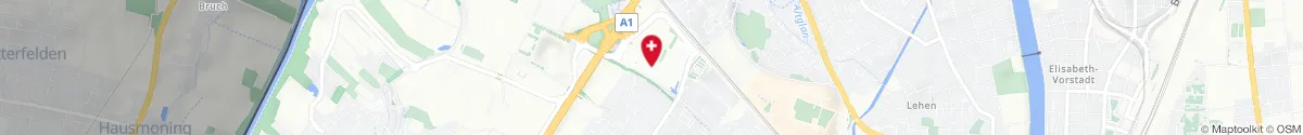 Kartendarstellung des Standorts für Theresien-Apotheke im Europark in 5020 Salzburg